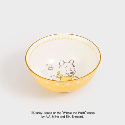 韓國大創 X 迪士尼聯名 小熊維尼家族 陶瓷碗 7/8CM6