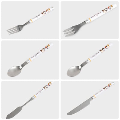 韓國大創 X 迪士尼聯名 奇奇蒂蒂家族 餐具1