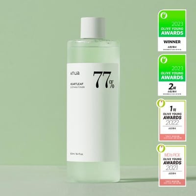 ANUA 77%魚腥草舒緩化妝水2