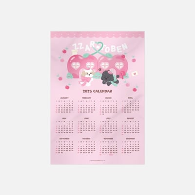 EXO CHANYEOL 2025LIVE TOUR 都市風景 官方周邊 2025布年曆1