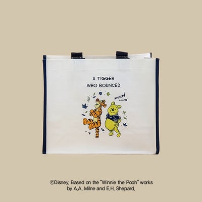 韓國大創 X 迪士尼聯名 小熊維尼家族 購物提袋/環保袋1