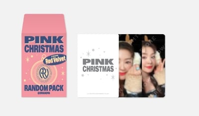 SMTOWN PHOTO CARD RANDOM PACK - 2022 PINK CHRISTMAS9