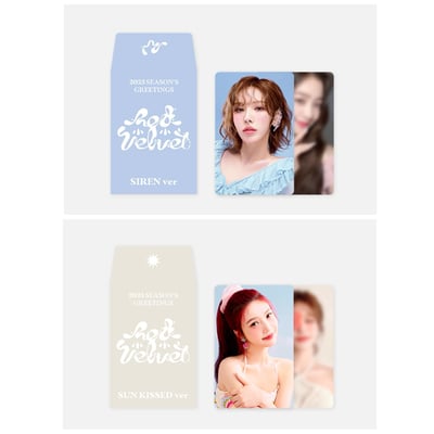 Red Velvet 2025年年曆 官方周邊 隨機小卡套組1