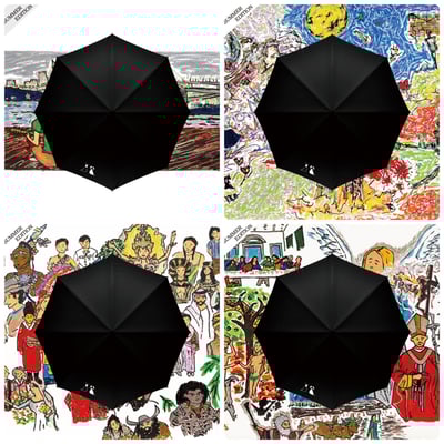 KIM HYUN JOONG 金賢重 官方周邊 宇宙神摺疊雨傘1