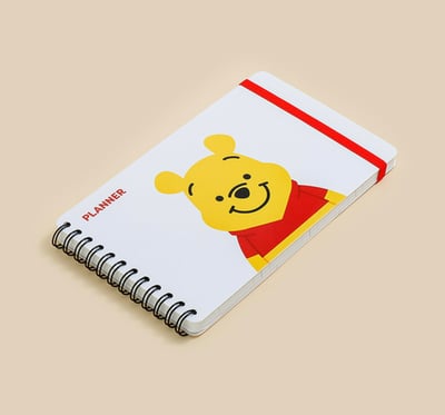 韓國大創 X 迪士尼聯名 小熊維尼家族 行事曆本2