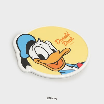 韓國大創 X 迪士尼聯名 唐老鴨家族 塑膠水杯、美耐皿杯墊3