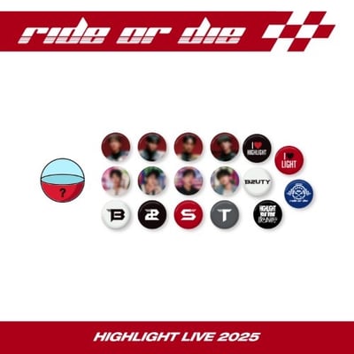 HIGHLIGHT LIVE 2025 "RIDE OR DIE" 官方周邊 CAPSULE(隨機)1