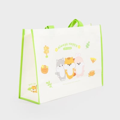 韓國大創 X 可愛小松鼠、小兔子系列 環保袋/購物袋/提袋2