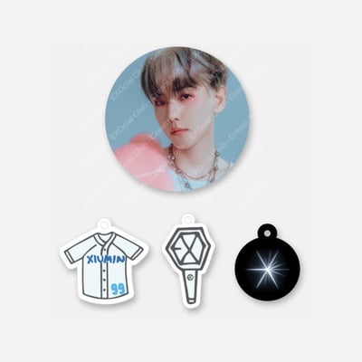 EXO 正規7輯 回歸 EXOcial Club Cream Soda 官方周邊 隨機照片鑰匙圈1