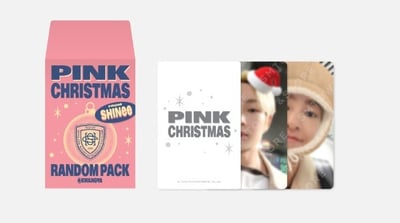 SMTOWN PHOTO CARD RANDOM PACK - 2022 PINK CHRISTMAS10
