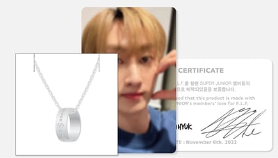 Super Junior 17週年紀念 官方紀念週邊 項鍊組6