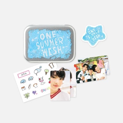 NCT WISH 1ST 夏日展 "ONE SUMMER WISH" 官方周邊 鐵盒套組1