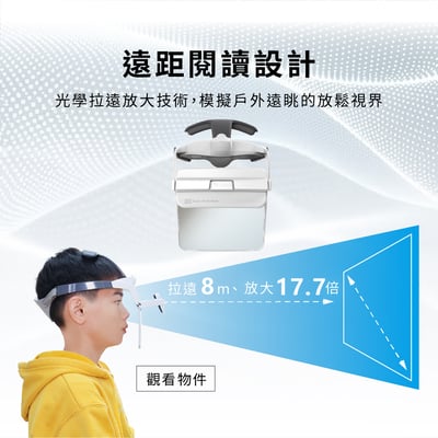 【無負擔閱讀】睛靈頭戴型＋遠見訂閱一年期(方案A)5