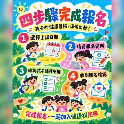 高雄5–8歲兒童聯合課程｜小小健康探索家｜MOOD木得健身8