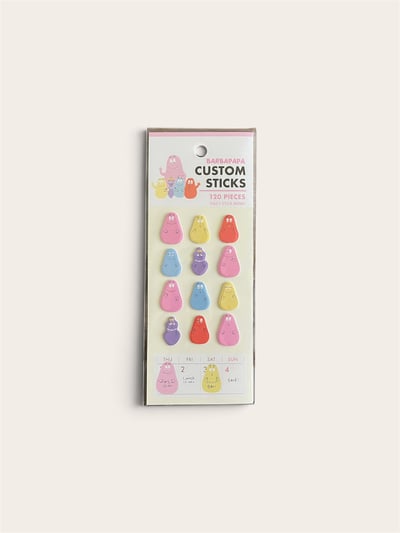 BARBAPAPA 泡泡先生｜角色造型便利貼 120 枚1