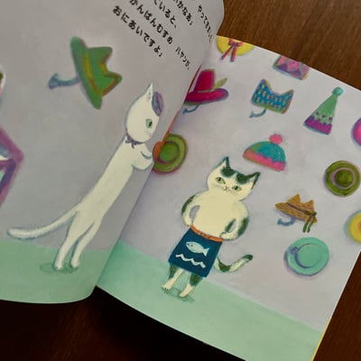 ねこがぼうしをかぶったら｜當貓咪戴上帽子3