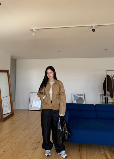 賽琳娜豹紋十字架牛仔褲1