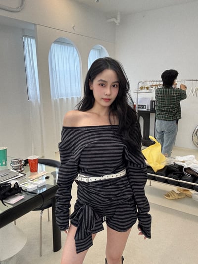 午夜序曲條紋套裝5