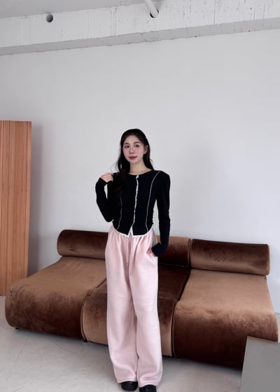 A14 瑪莉的蕾絲邊針織衫4