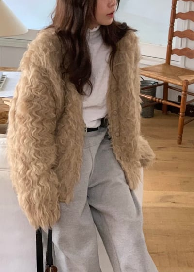 A12 安露西QQ捲毛外套4