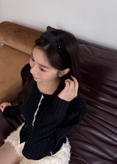 C04 Jamie小細閃亮片髮箍1