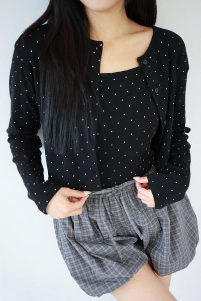 奧拉俏皮點點外套＋小背心set5