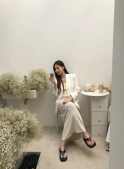 J15 棉質綁帶長裙3