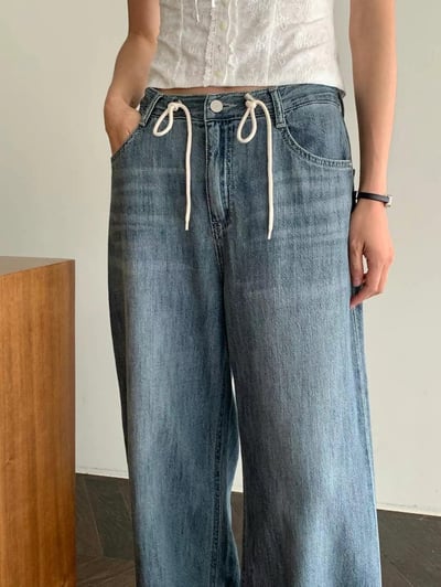 Ju05 一見鍾情抽繩牛仔褲3