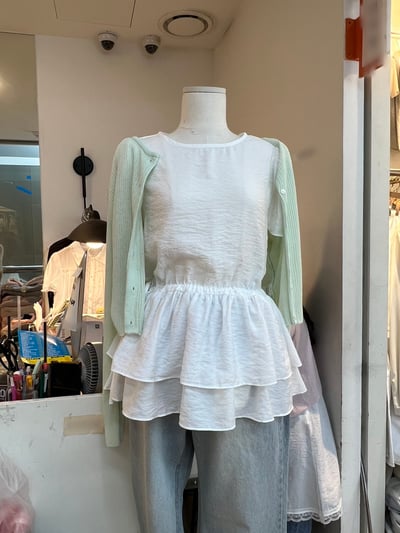 Ap19 荷葉下擺上衣5