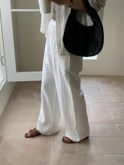 J09 綁帶日常休閒褲4