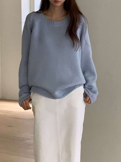 De05 極簡寬鬆毛衣4