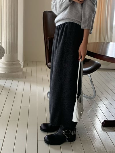 De09 後開衩直筒長裙9