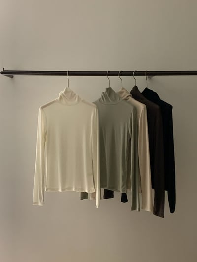 De12 包色款柔軟高領打底1