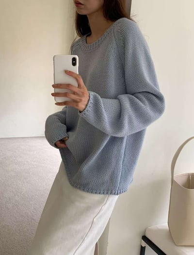 De05 極簡寬鬆毛衣3