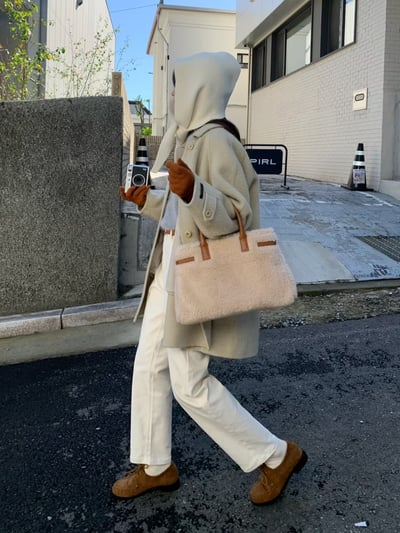 De11 羊毛手工中長款大衣8