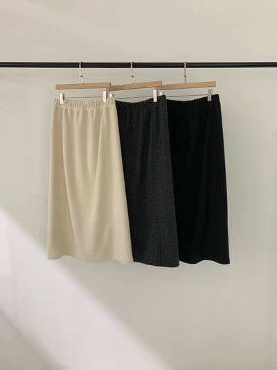 De09 後開衩直筒長裙13