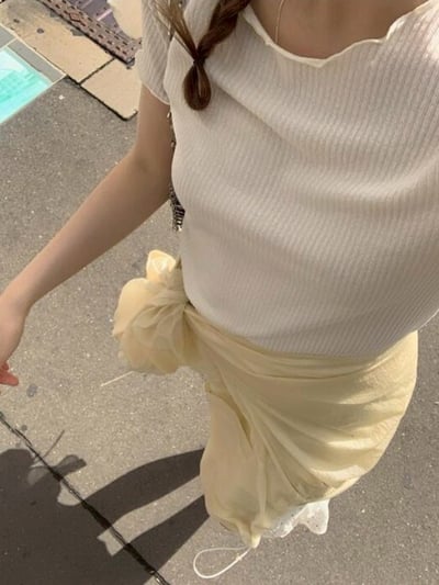 Mm12 輕薄木耳邊上衣3