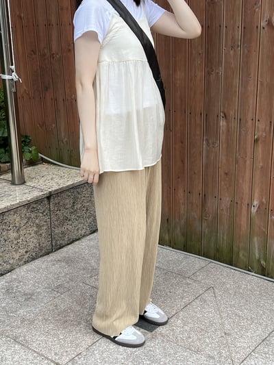 E09 休閒皺皺褲3