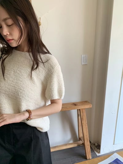 A023 春天色系針織上衣5