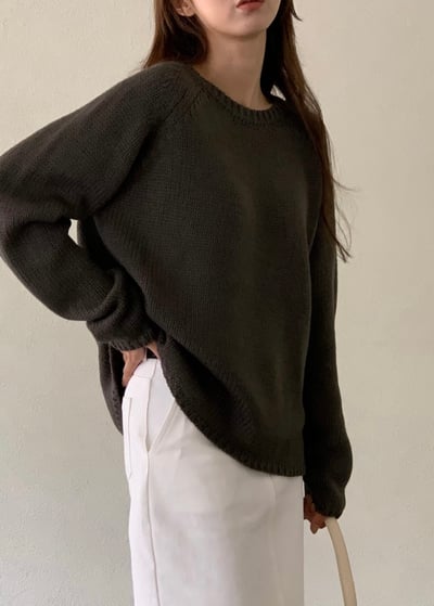 De05 極簡寬鬆毛衣6