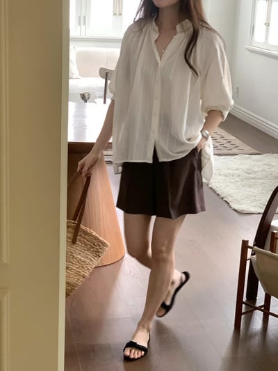 B02 小蕾絲七分袖上衣4