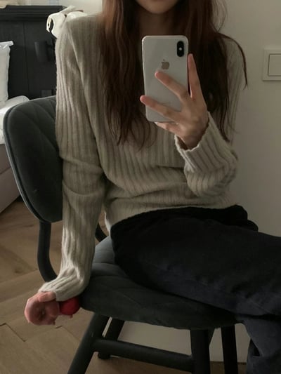 F13 坑紋羊毛毛衣8