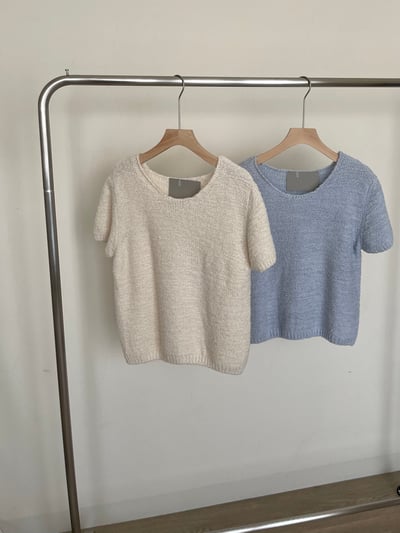 A023 春天色系針織上衣6