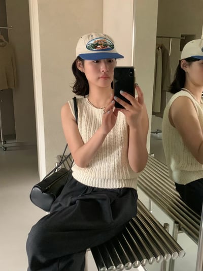 B08 針織無袖上衣5