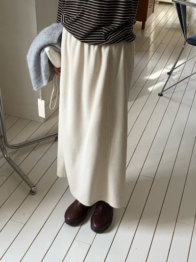 De09 後開衩直筒長裙3