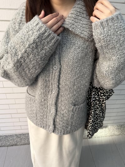 De28 羊駝毛翻領針織5