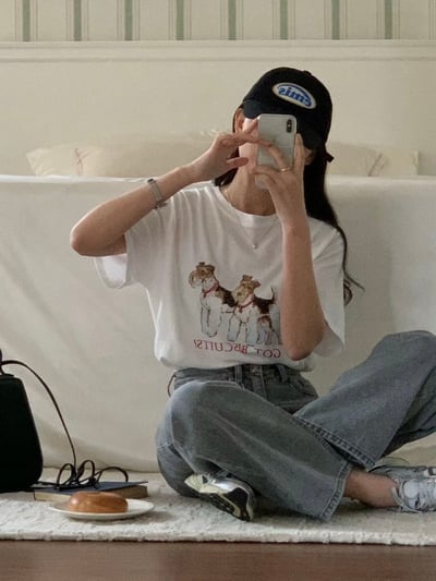 B04 可愛狗狗Tee1