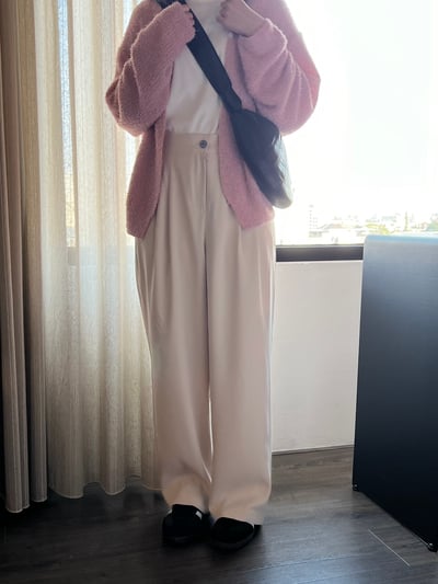 A011 雪紡西裝褲1