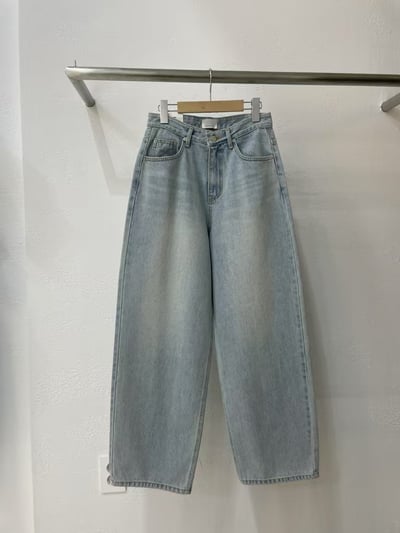 Ap26 刷白牛仔寬褲3