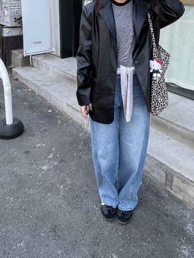 Ap08 品牌小logo條紋T2